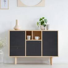 Schwarze selbstklebende Vinylfolie für Arbeitsplatten – Abziehen und Aufkleben der Schrankfolie für Küche, Schreibtisch, Schubladen – wasserfest und abnehmbar - Schwarz - Übersicht 3