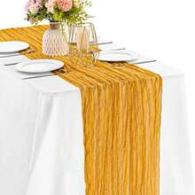 120-Inch (10ft/304.8cm) Purple Easter Cheese Cloth Bohemian Country Cheesecloth Tablecloth, Spring Decor For Weddings, Parties, Birthdays, Home - Multicolor - View 51