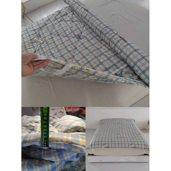 Colchoneta acolchada de clase A, colchoneta de relleno, cómoda para cama, tatami, colchón de dormitorio estudiantil (Ligera diferencia entre los bienes físicos y la descripción de la imagen debido a la compresión y la iluminación, fenómeno normal después de recibir los bienes)