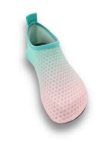 儿童渐变蓝软底轻便透气沙滩鞋，适合户外、沙滩、游泳、水上运动、夏季 - 藍色 - 查看 10