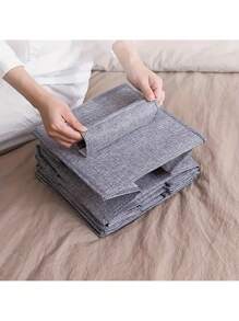 Multi-Layer Fabric Hanging Storage Bag, Non-Woven Cloth Organizer For Underwear, Socks, Accessories, Wall Mounted Wardrobe Space Saver