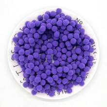 迷你绒球 10 毫米彩色绒球 1 厘米柔软毛绒球 适用于 DIY 艺术工艺品项目用品派对家居装饰 300 个（20 克） - 彩色 - 查看 26