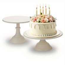 1pcsWhite Dessert Cake Rack Tray, Used For Birthday Parties, Parties, Showers, Wedding Celebrations, Cupcake Trays, Desktop Decoration