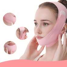 1pc Double Chin Support Sleep Facial Mask Face Strap - Multicolor - View 4