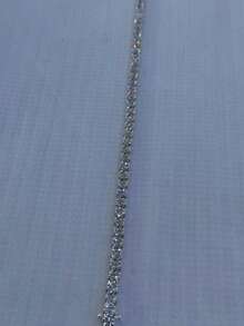 Pulso tenis Plata.925 zirconias 4mm unisex joyería fina para uso diario al ser Plata.925 Con rodeo no le pasa nada con el agua ni sudor - Blanco - Ver 10