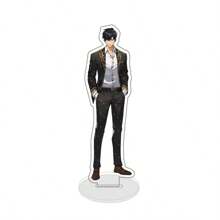 Figurine décorative en acrylique de Sung Jinwoo de l'anime Solo Leveling, plaque de présentation de bureau, produit lié au jeu, cadeau pour les amis, 15 cm