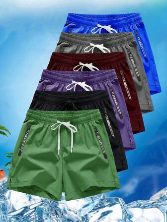 男女通用运动休闲短裤，健身锻炼篮球跑步马拉松三点短裤，户外速干泳装沙滩裤