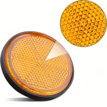 4pcs/Set Round Reflective Warning Covers, For Cars, Trucks, Motorcycles, Bicycles, Night Reflectors