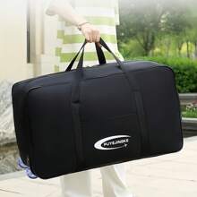 1pc Extra Large Rolling Luggage Bag, Big Size Portable Travel Bag, Foldable Travel Bag, Multi-Function Suitcase - Elongated Handle Design, Upgraded Smooth Crystal Wheels - Suitable For Long And Short Trips, Outings, Moving, College