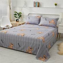 3pcs/Set Soft & Skin-Friendly Printed Bedding Set, Modern Rectangular Fashionable & Simple Style For Double Bed, Available In Multiple Sizes Suitable For Bedroom Home Use In All Seasons
