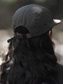 1pc Outdoor Spring/Summer/Autumn Thin Quick-Drying Waterproof Foldable Visor Cap, Unisex Japanese Short Brim Baseball Hat, Adjustable 55-60cm - Multicolor - View 4