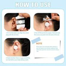 100pcs Of Advanced Waterproof Ear Covers - Odorless, Soft And Comfortable, Suitable For Swimming, Showering And Washing Hair Waterproof & Swimming Ear Protection Cover - Durable Disposable Ear Covers