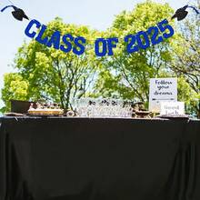 1set Class Of 2025 Banner We Are So Proud Of You Banner, 2025 College Graduation Party Decoration - Multicolor - View 4