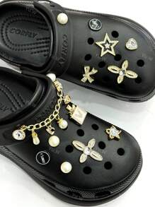 Chinelo de salto alto 100%EVA com pingente-Original Classic, Macio e Confortável
