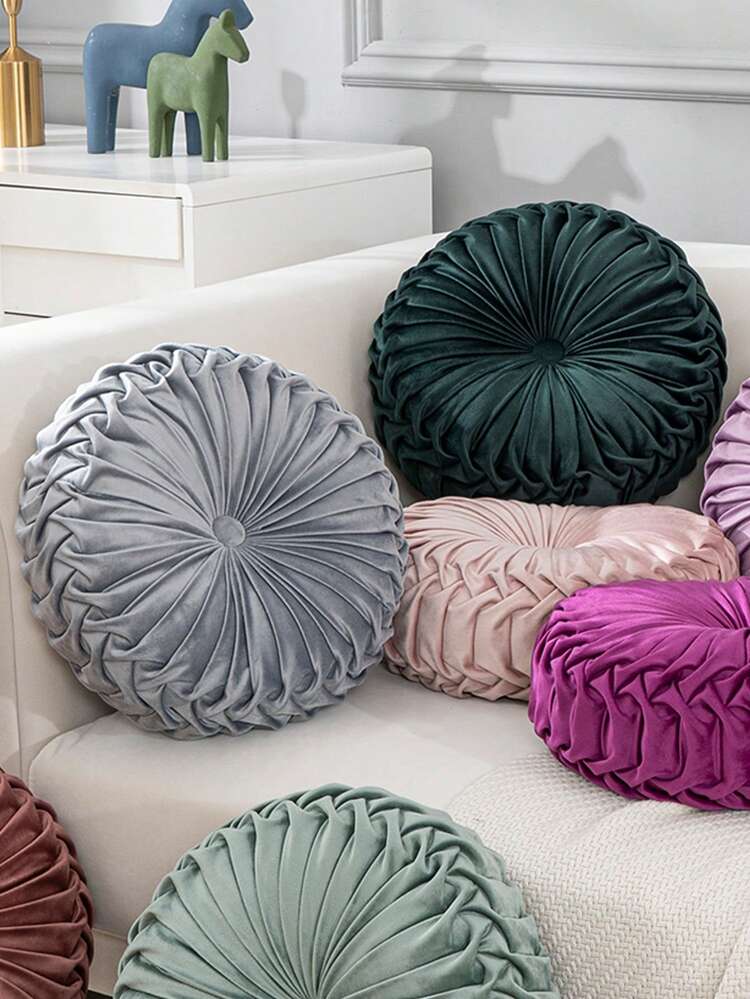 1PC Modern Simple Style Decorative Pillow Thickened Sitting Mat Washable Pet Friendly Suitable For Holiday Room Decoration Living Room Bedroom Office Decoration Cushion Pillow For All Seasons Home Decor - 35*35 - View 8