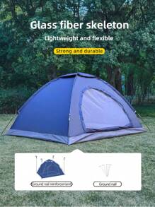 Tente de camping portative et simple, en plusieurs couleurs, pour le parc, la plage, le pique-nique, le parasol. Facile à installer, peut être utilisée par 2 personnes. Tente de camping pliable, résistante aux UV, anti-moustiques, légère, avec sac à main. Tente de pêche.