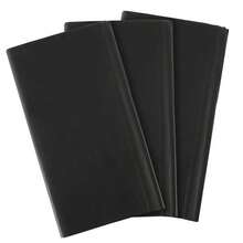 3 Pack Black Plastic Tablecloth For Rectangle Tables, Disposable Table Covers For Birthday, Graduation Party, 54x108 In - 1 - View 3