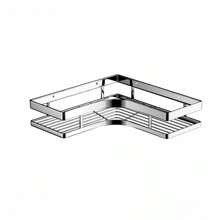 2pcs Corner Wall Shelves - Stainless Steel Material, Easy Installation Without Drilling, Excellent Load Capacity, Suitable For Hotel Bathroom, Home Bedroom, Kitchen And Pantry Storage, Household Essential Item