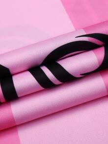 SURUIDA 1pc Miami Style Men's Soccer Jersey Short Sleeve Shirt, #10 Football Tee, Comfortable For Team Match & Casual Sports, Summer - Pink - View 7