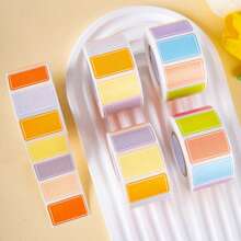 Approx. 500pcs Colorful Label Stickers, Waterproof Self-Adhesive Labels For Handwritten Names, Index Stickers, Storage & Organization,School Supplies,Back To School