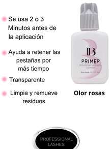 I Beauty Primer IB Olor a Rosa para extensiones de pestañas - transparente - Ver 4