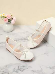 Ballerine traspiranti per ragazze, nuove scarpe da principessa estive, scarpe da ballerina piatte e dolci con perline, scarpe Hanfu per esibizioni - Bianco - Visualizzare 2