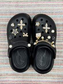 Chinelo de salto alto 100%EVA com pingente-Original Classic, Macio e Confortável