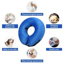 Dog Cones After Surgery, Protective Inflatable Dog Collar Pet Recovery Collar Soft Pet Cone For Small Medium Or Large Dogs, Cats