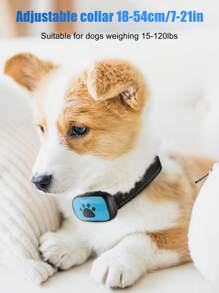 New Pet Anti-Bark Collar, Smart Auto Identification Dog Training Shock Prevention Anti-Barking Collar, Rechargeable, Humanized Design, Easy Operation, Adjustable Collar, Suitable For Medium/Small Pets