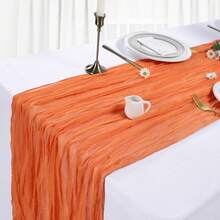 120-Inch (10ft/304.8cm) Purple Easter Cheese Cloth Bohemian Country Cheesecloth Tablecloth, Spring Decor For Weddings, Parties, Birthdays, Home - Multicolor - View 56