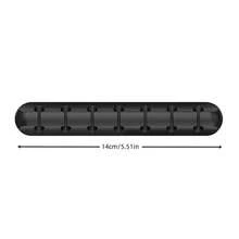 3 Peças Organizador de Cabo de Silicone com Vários Slots, Organizador de Cabo Autoadesivo para Energia, Mouse, Fone de Ouvido e Carregamento de Celular - Ideal para Escritório, Casa, Carro, Dispositivo de Enrolamento, Suporte de Fio para Criado-Mudo, Acessório