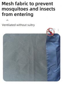 Tente de camping portative et simple, en plusieurs couleurs, pour le parc, la plage, le pique-nique, le parasol. Facile à installer, peut être utilisée par 2 personnes. Tente de camping pliable, résistante aux UV, anti-moustiques, légère, avec sac à main. Tente de pêche.