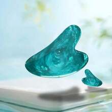 1 pièce Outil de massage Gua pour les soins de la peau du visage et du corps, convient pour les tensions musculaires, les gonflements, diverses lignes élégantes, esthétique et pratique pour la rentrée scolaire