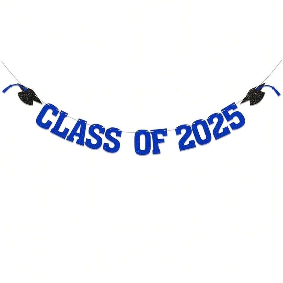 1set Class Of 2025 Banner We Are So Proud Of You Banner, 2025 College Graduation Party Decoration - Multicolor - View 1