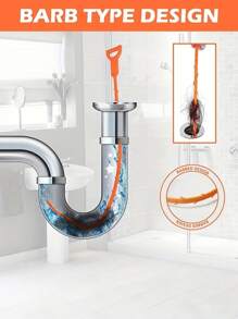 3pcs Drain Hair Catcher, Efficient Anti-Clogging Drain Strainer For Kitchen, Bathroom, Toilet