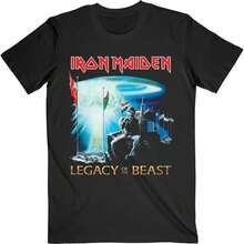 Iron Maiden Two Minutes To Midnight T Shirt - Black - View 4