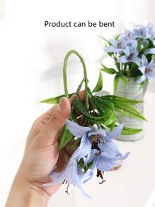 2PCS 12 Inch (H) Simulation Orchid Branch Home Living Room Bedroom Wedding Birthday Mother's Day Party Decoration