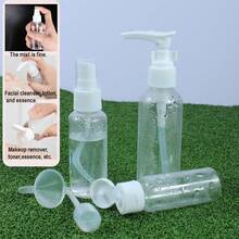 Travel Refillable Bottle Set Spray Lotion Shampoo Shower Gel Tube Bottling Cosmetic Empty Liquid Container Portable Tool Refill - Multicolor - View 11