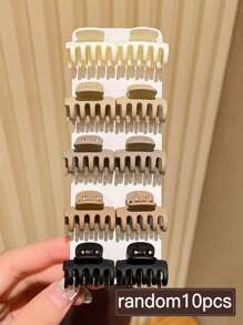 10/20/50 piezas Ganchos pequeños para el cabello de mujer, con elementos de mariposa y estrella, de varios estilos, de colores múltiples, elegantes y sencillos, adecuados como obsequios para damas