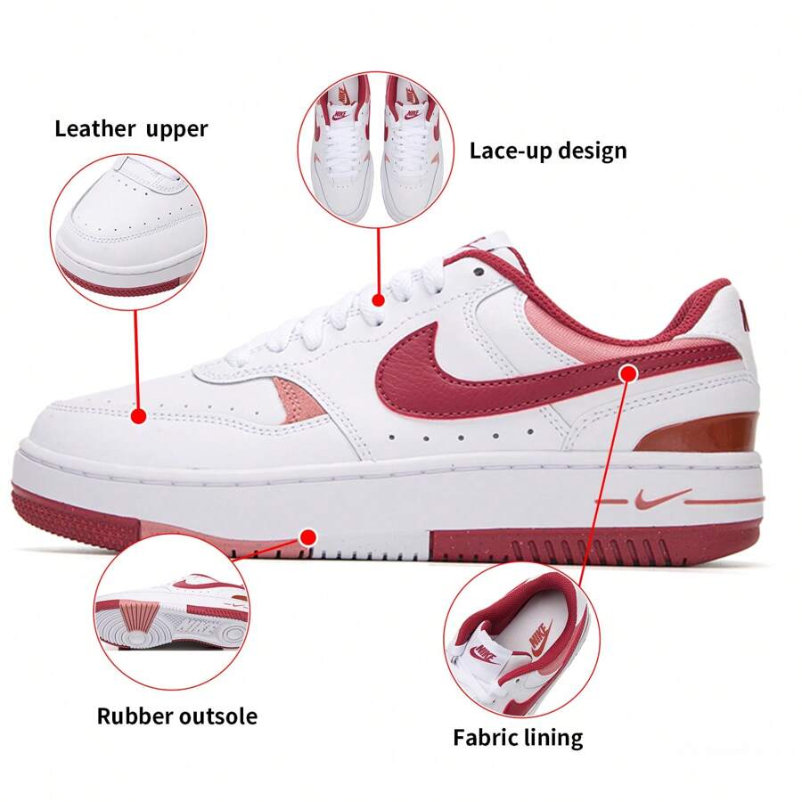 Nike Tenis para mujer GAMMA FORCE Blancos Zapatos casuales Livianos Transpirables Tenis deportivos FQ8877-100