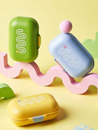 1 件豪华密封旅行皂盒带排水功能，便携式轻便小巧皂盒，适合家庭使用浴室装饰秋季装饰返校