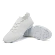 Girls' Breathable Mesh Aerobics Shoes, Slip-On Athletic Sports Sneakers