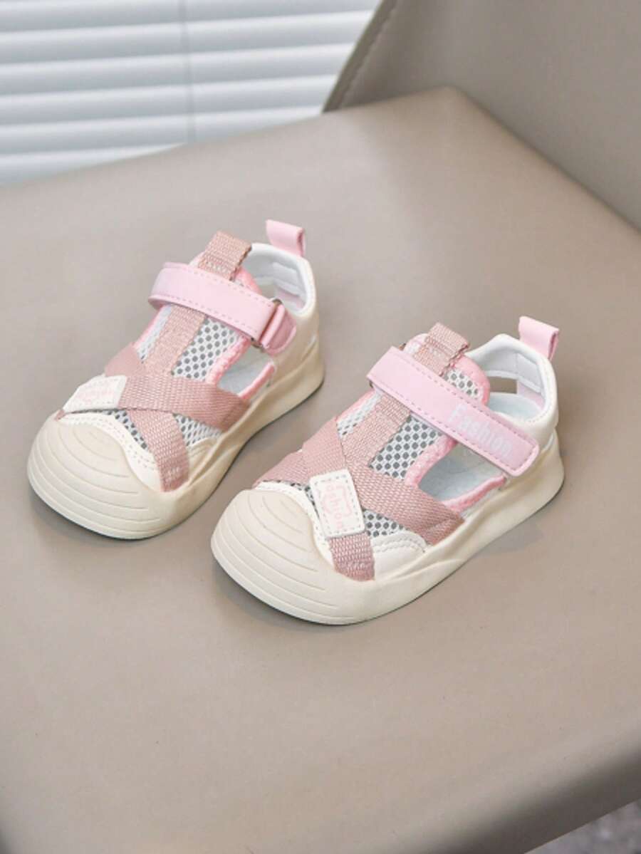 Kids Breathable Sports Shoes, Casual Sneakers For Boys And Girls, Lightweight Running Shoes, Summer - Pink - View 1