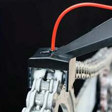 Motorcycle Chain Cleaning & Maintenance Tool Set, Splash Guard Kit, Bicycle Chain Cleaning Assist Tool, Chain Oil & Wax Spray, Chain Cleaner Nozzle