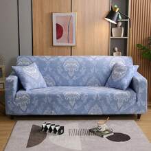 Classical Art Style Sofa Cover (Pillow Case Not Included) Room Decor Home Decor Couch Cover Sofa Covers Living Room Decor - Multicolor - View 2