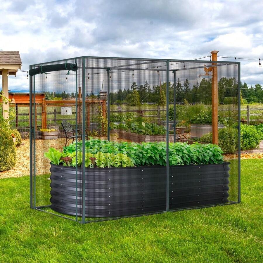 Crop Cages For Garden Plant 6.6x3.9x5.3 Ft Plant Protection Tent With ...