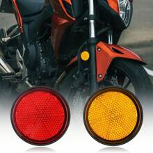 4pcs/Set Round Reflective Warning Covers, For Cars, Trucks, Motorcycles, Bicycles, Night Reflectors
