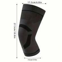 2pcs Breathable Knee Sleeve, Non-Slip Elastic Compression Knee Brace, Suitable For Men And Women, 100% Knitted Polyester Fabric, Ideal For Running, Basketball, Volleyball, Weightlifting, Fitness - Pink & Gray Gym Accessories Knee Support Sports Knee Pads Gym Knee Pads