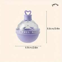 4 Pieces Of Spherical Ice Molds (Multicolored Random), Whiskey Ice Molds, Candy-Colored Ice Ball Making Molds, Round Silicone Ice Cube Molds, 2.5-Inch Ball Ice Molds, Suitable For Whiskey, Coffee, Cocktails, Are Wonderful Gifts For Mother's Day, Easter, And Other Holidays.