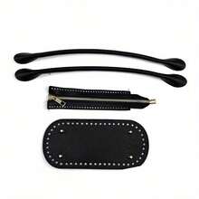 4pcs Handmade DIY Loom Weaving Kit, Including Zippered Bottom, Shoulder Strap, For DIY Wallet Making - Multicolor - View 6